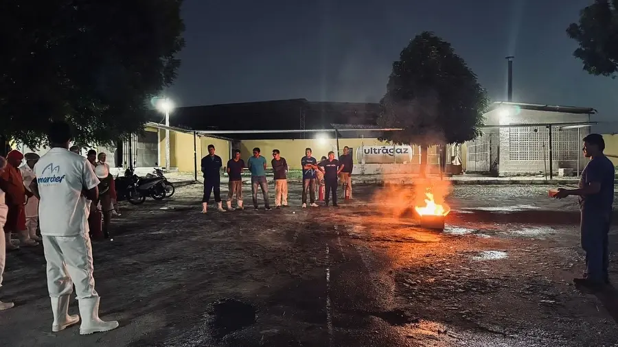 Curso de Brigadista de Incêndio — MARCHEF Indústria e Comércio de Pescados (Itarema)