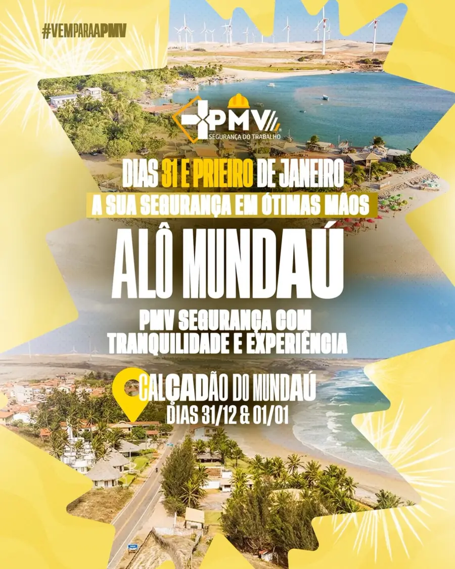 Réveillon 2025/2026 — Segurança em Cinco Municípios do Litoral Cearense