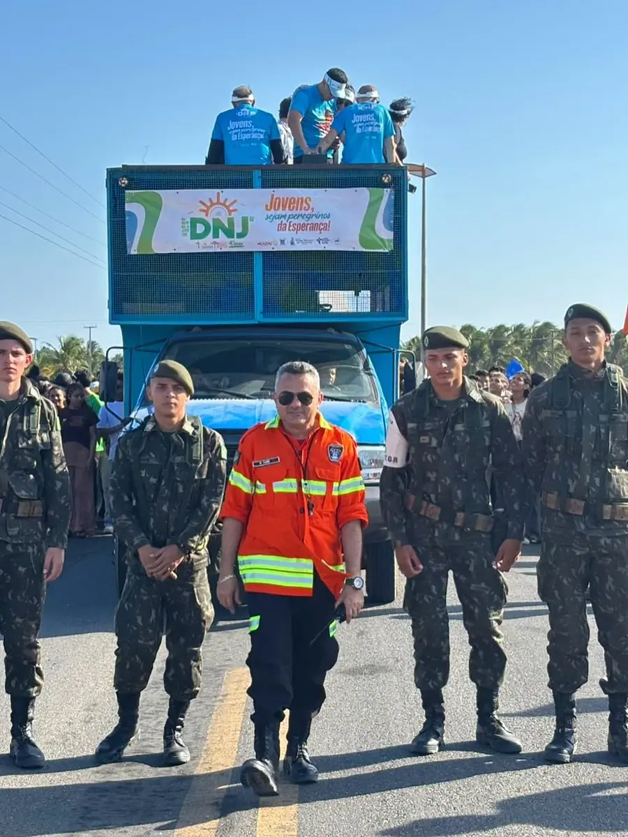 Segurança do DNJ 2025 — Encontro Católico com 8 mil Jovens (Acaraú)