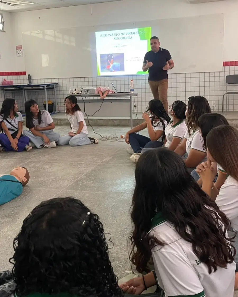 Palestra sobre Segurança do Trabalho e Primeiros Socorros — Escola Profissionalizante de Jijoca — imagem 11