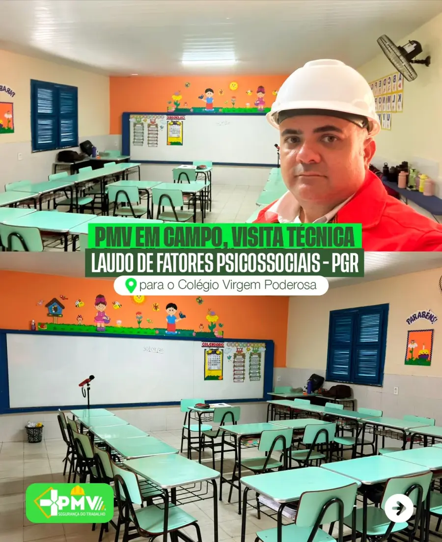 Visita Técnica — Laudo de Fatores Psicossociais do PGR (Colégio Virgem Poderosa)
